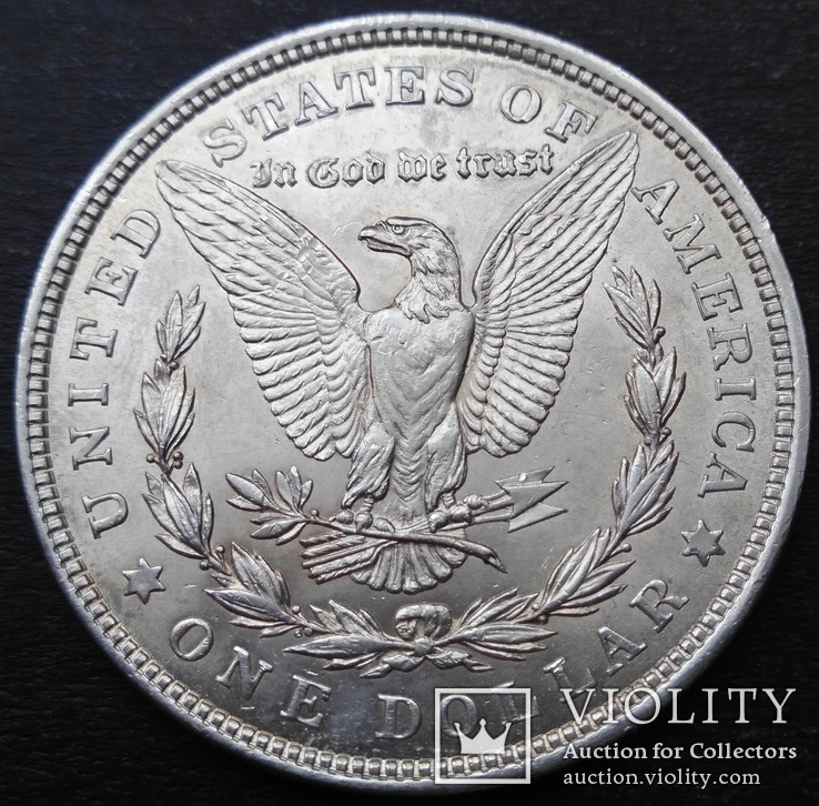 1 Доллар 1921 год . Морган. Серебро, фото №7
