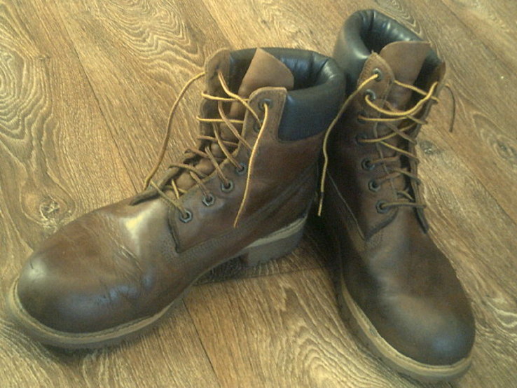 Timberland - фирменные кожаные ботинки разм.43, numer zdjęcia 4