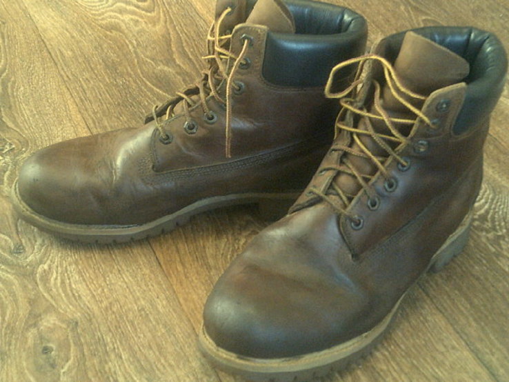 Timberland - фирменные кожаные ботинки разм.43, фото №10