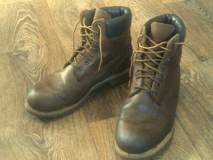 Timberland - фирменные кожаные ботинки разм.43, фото №12