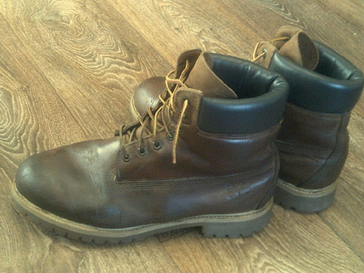 Timberland - фирменные кожаные ботинки разм.43, фото №13