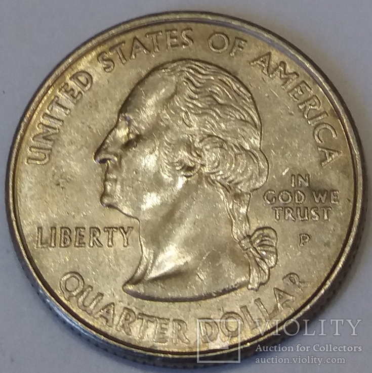 США ¼ долара, 2000 Квотер штату Вірджинія, фото №3
