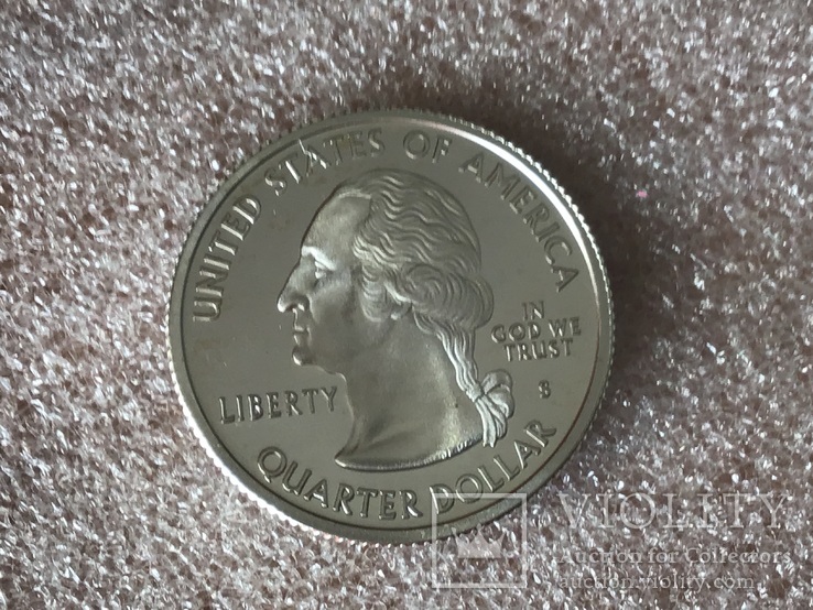 25 центов сша 2003 года. Серебро, фото №3