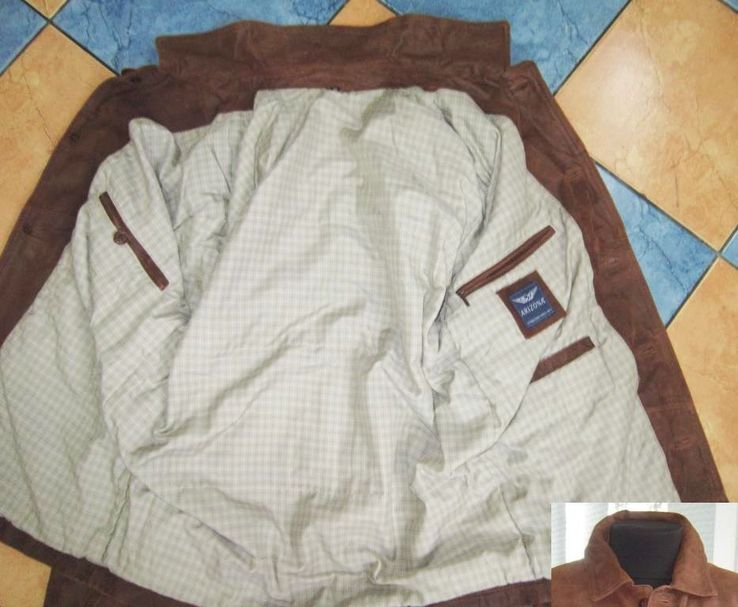 Стильная кожаная мужская куртка ARIZONA. США. Лот 854, фото №9