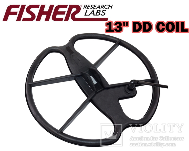 НОВАЯ Глубинная катушка DD13 для металлоискателя Fisher F 11,22,44