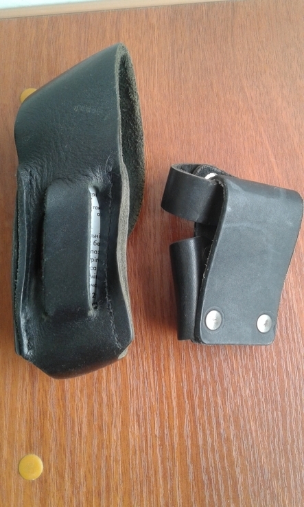 Кожаные милицейские чехлы для газового балончика и дубинки., photo number 4
