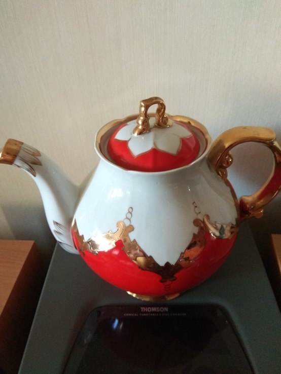 Чайник-керамика, с набора"Бутон", фото №5