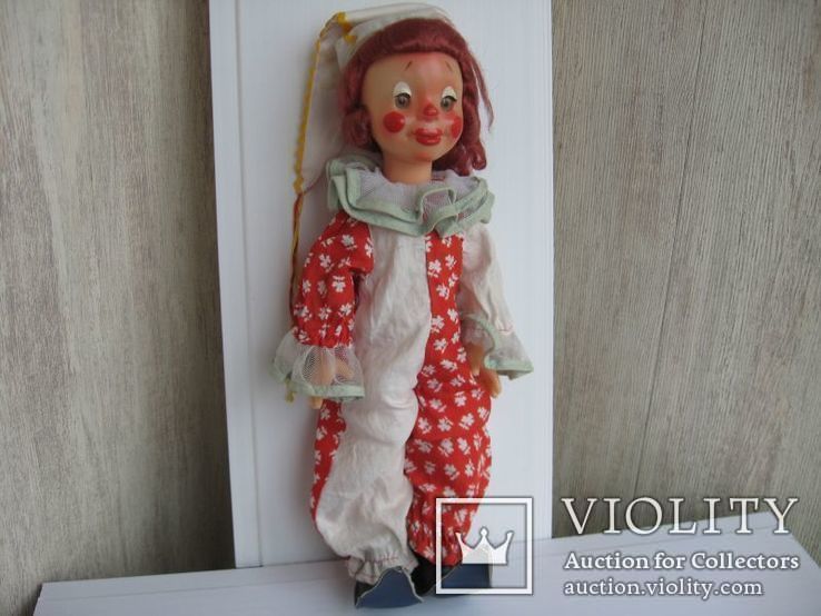 Кукла паричковая Клоун фабрики 8 Марта, СССР., фото №2
