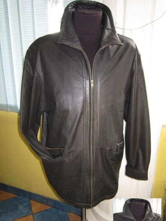 Большая мужская кожаная куртка BARISAL.  Лот 877, numer zdjęcia 2