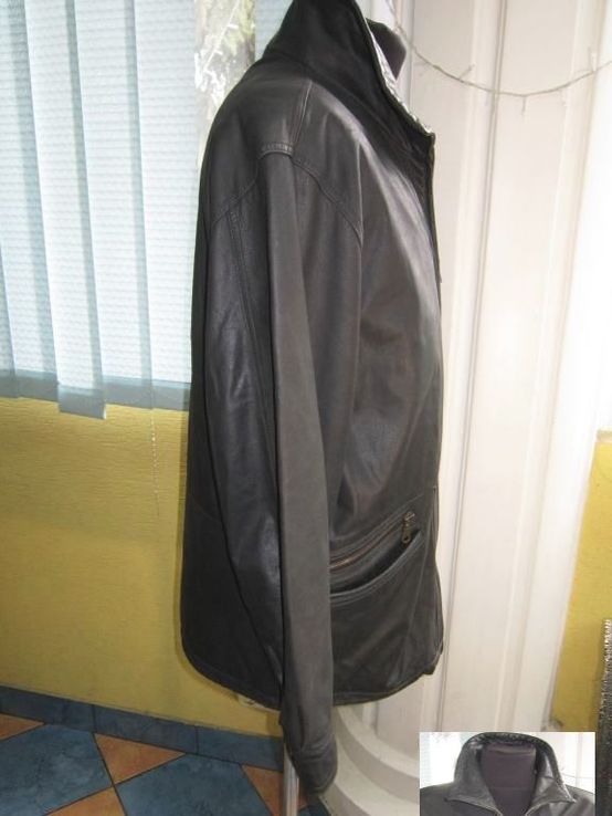 Большая мужская кожаная куртка BARISAL.  Лот 877, numer zdjęcia 5