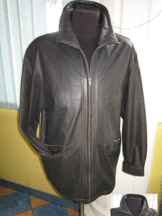 Большая мужская кожаная куртка BARISAL.  Лот 877, numer zdjęcia 9