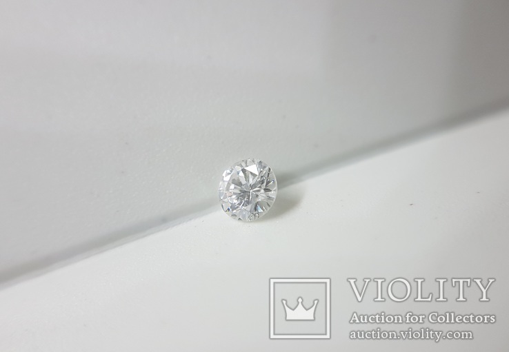 Белоснежный бриллиант высокого качества 0,12 карат, фото №9