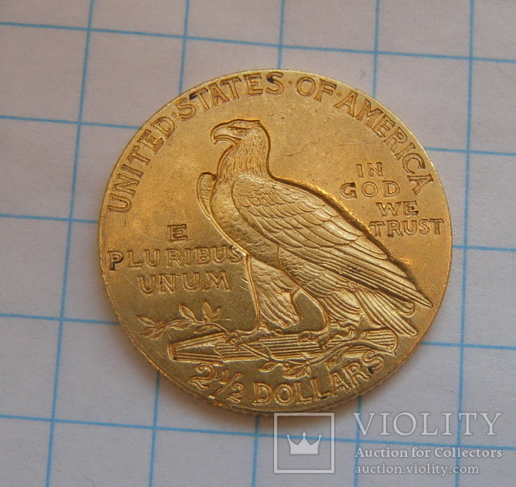 2.5 долара 1911 р., фото №4