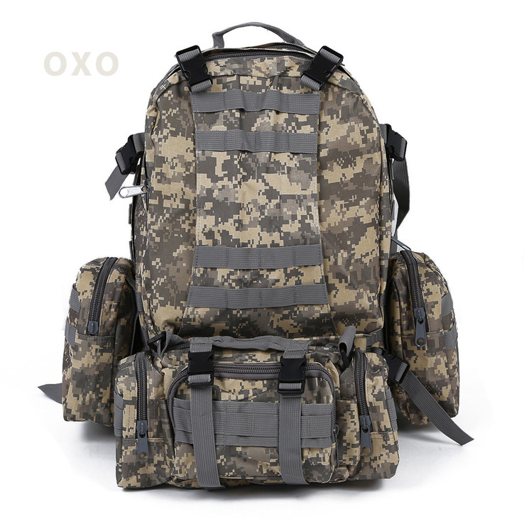Тактический Штурмовой Военный Рюкзак с подсумками на 50-60 литров Pixel (1004-pixel), фото №2