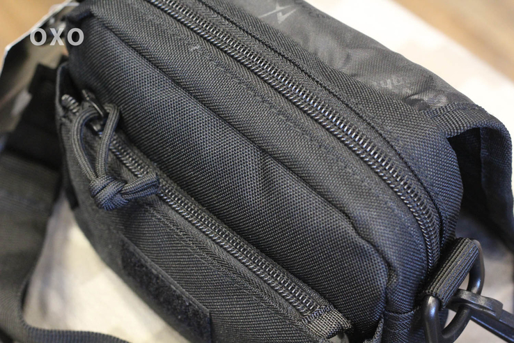 Тактическая (поясная) сумка - подсумок с ремнём и системой M.O.L.L.E (2013-black), фото №6