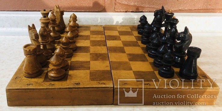 Деревянные шахматы, небольшие ., фото №10