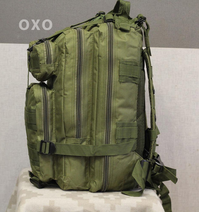 Тактический (городской) рюкзак Oxford 600D с системой M.O.L.L.E Olive (ta25-olive), numer zdjęcia 5