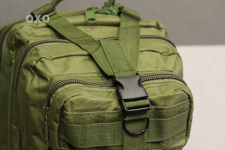 Тактический (городской) рюкзак Oxford 600D с системой M.O.L.L.E Olive (ta25-olive), фото №7