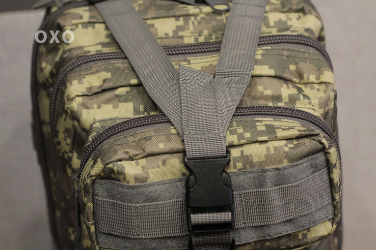 Тактический (городской) рюкзак Oxford 600D с системой M.O.L.L.E Pixel (ta25-pixel), фото №7