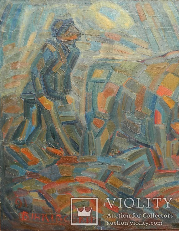 Картина художник Бінківський І.М. Ван Гог, холст, масло, 1991., фото №4
