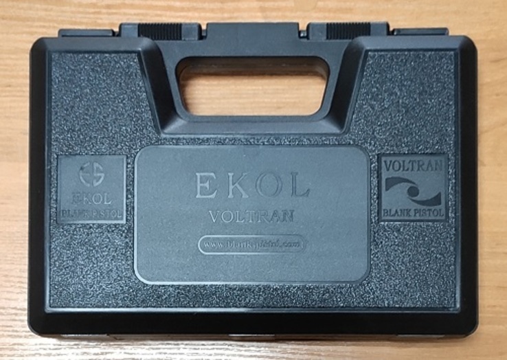 Пистолет стартовый EKOL калибр 9мм, цвет: черный + 25 патронов, photo number 3