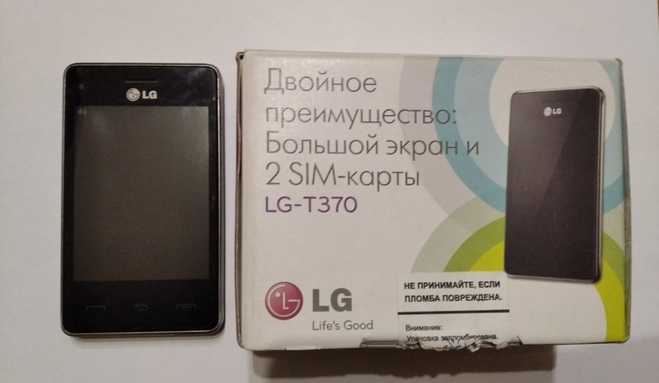 Телефон LG-T370, фото №2