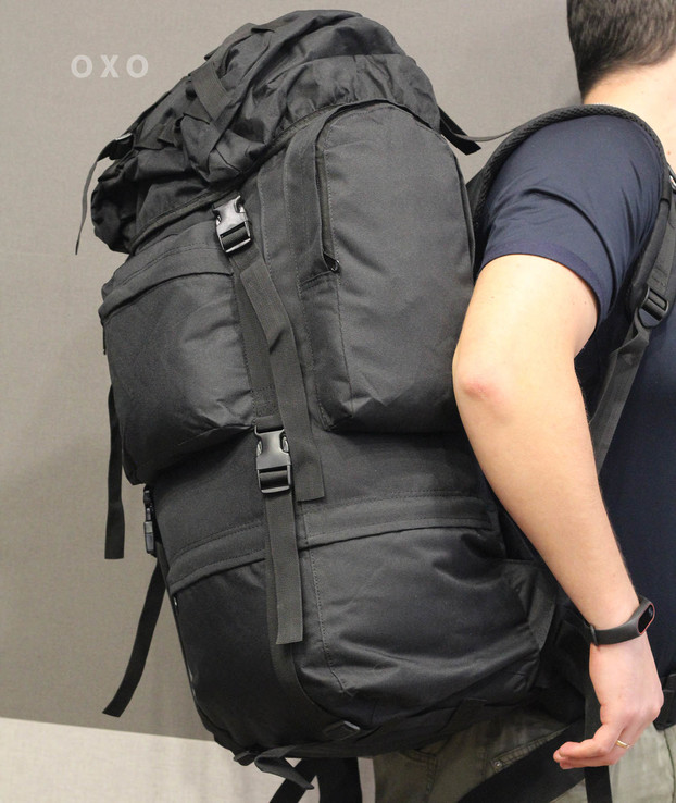 Тактический (туристический) рюкзак на 65 литров Black (ta65 black), photo number 5