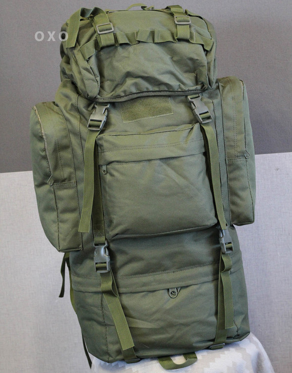 Тактический (туристический) рюкзак на 65 литров Olive (ta65 olive), фото №2