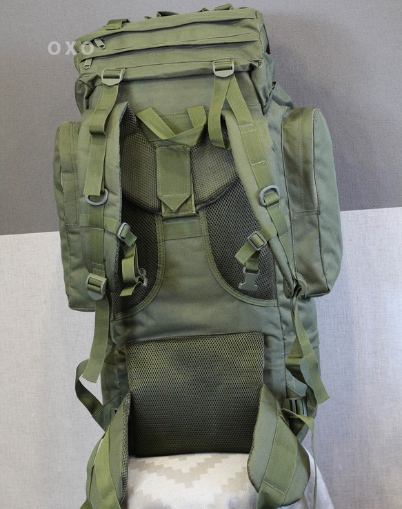 Тактический (туристический) рюкзак на 65 литров Olive (ta65 olive), фото №4