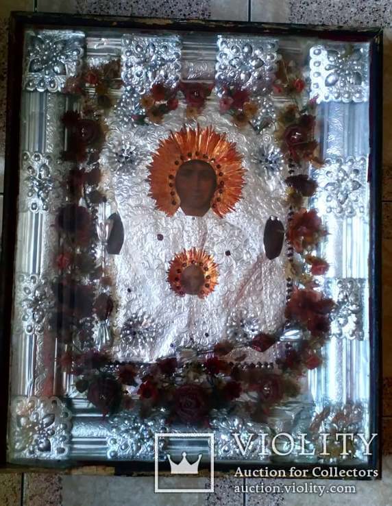 Икона старинная Знамение Пресвятой Богородицы, фото №2