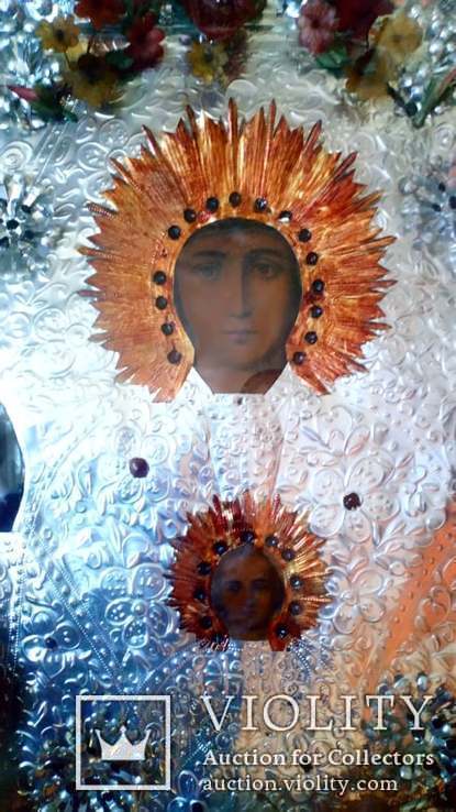 Икона старинная Знамение Пресвятой Богородицы, фото №6