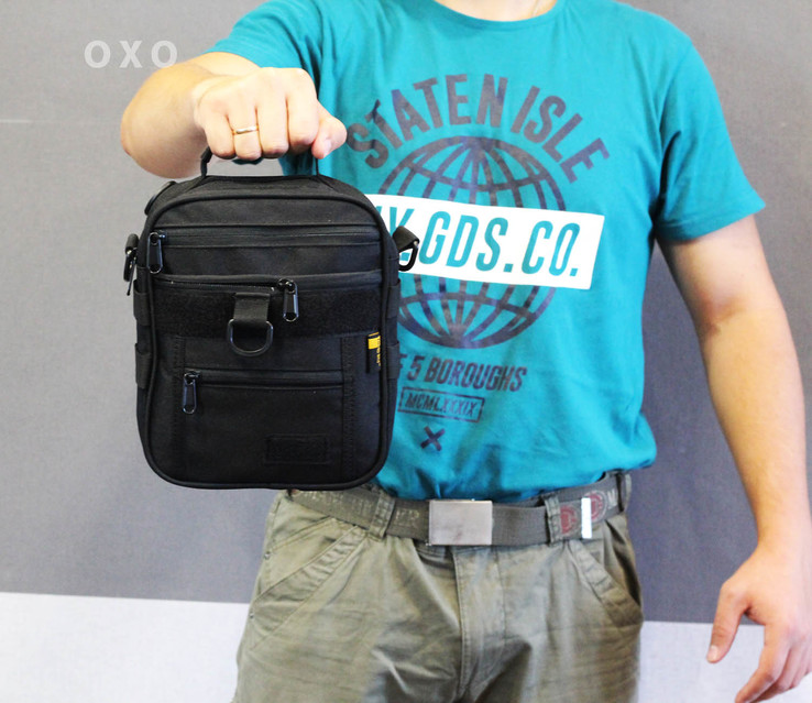 Тактическая универсальная сумка на плечо Silver Knight с системой M.O.L.L.E (102-black), photo number 10