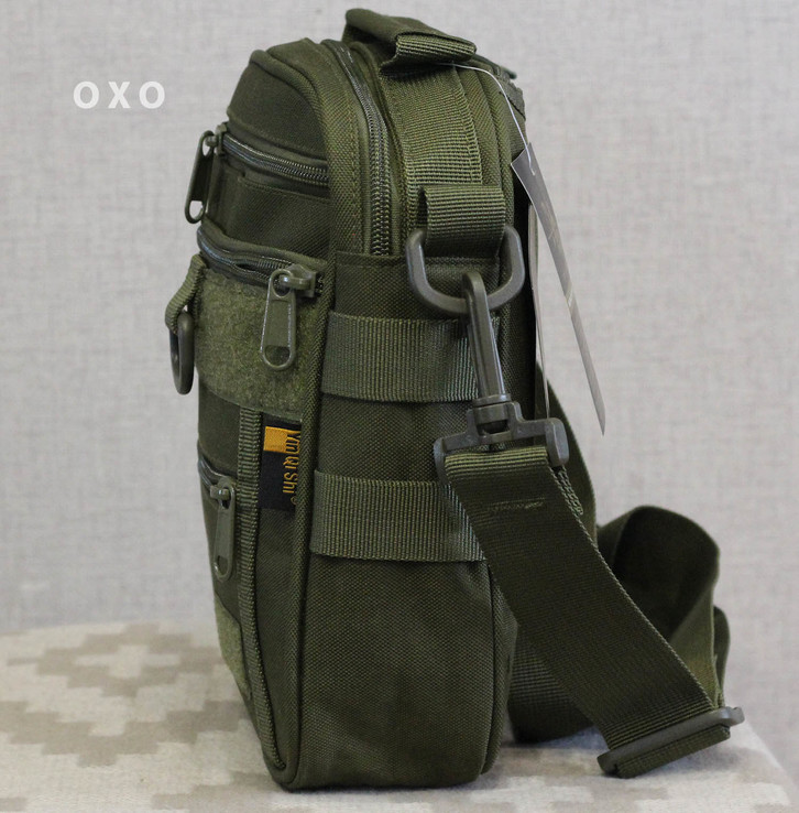 Тактическая универсальная сумка на плечо Silver Knight с системой M.O.L.L.E (102-olive), фото №3