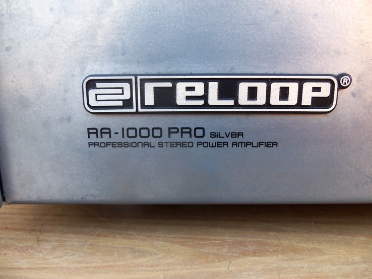 Підсилювач RELOOP RA - 1000 PRO SILVER Professional stereo з Німеччини, numer zdjęcia 3