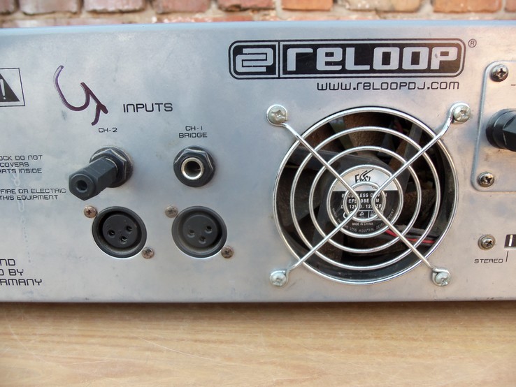Підсилювач RELOOP RA - 1000 PRO SILVER Professional stereo з Німеччини, фото №10