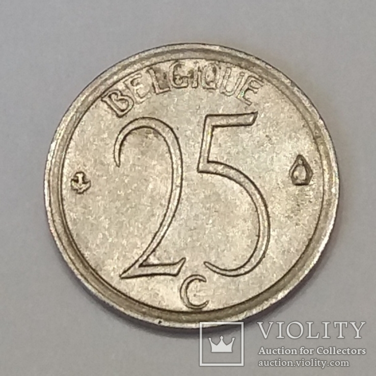Бельгія 25 сантимів, 1966, фото №2