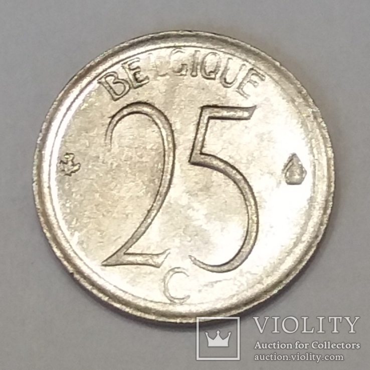 Бельгія 25 сантимів, 1965, фото №3