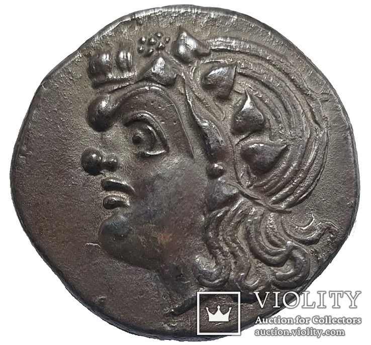 Тридрахма Пантикапей 294-284 г. до н.э, фото №2