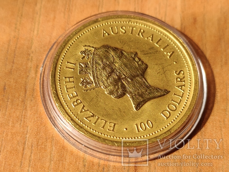 100 долларов Австралия, 1 унция, 1997год Кенгуру, фото №7