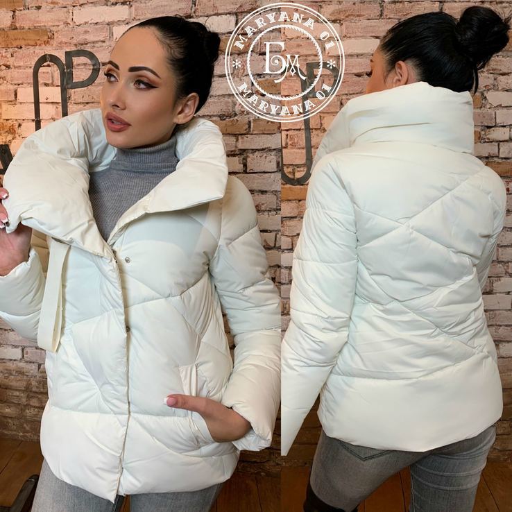 Оригинальная белая куртка демисезон размер XL, фото №2
