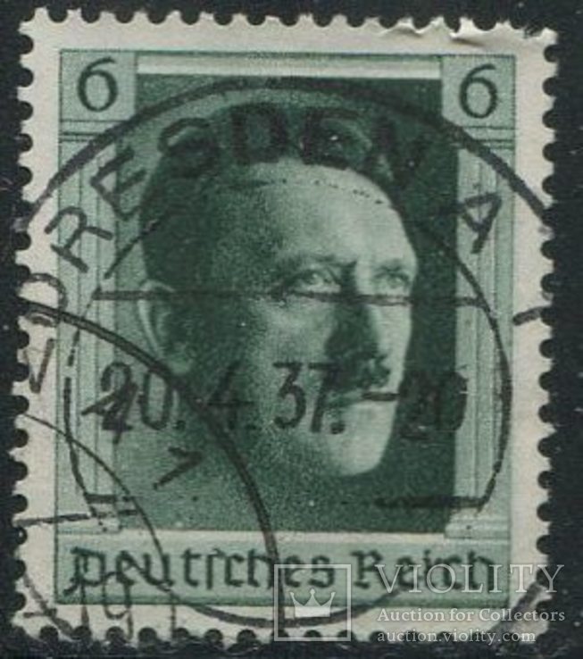 Рейх Гитлер марка из блока