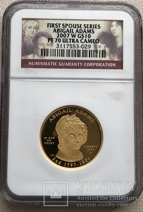 10$ 2007 год PR-70 США золото 15,55 грамм 999,9’, фото №2