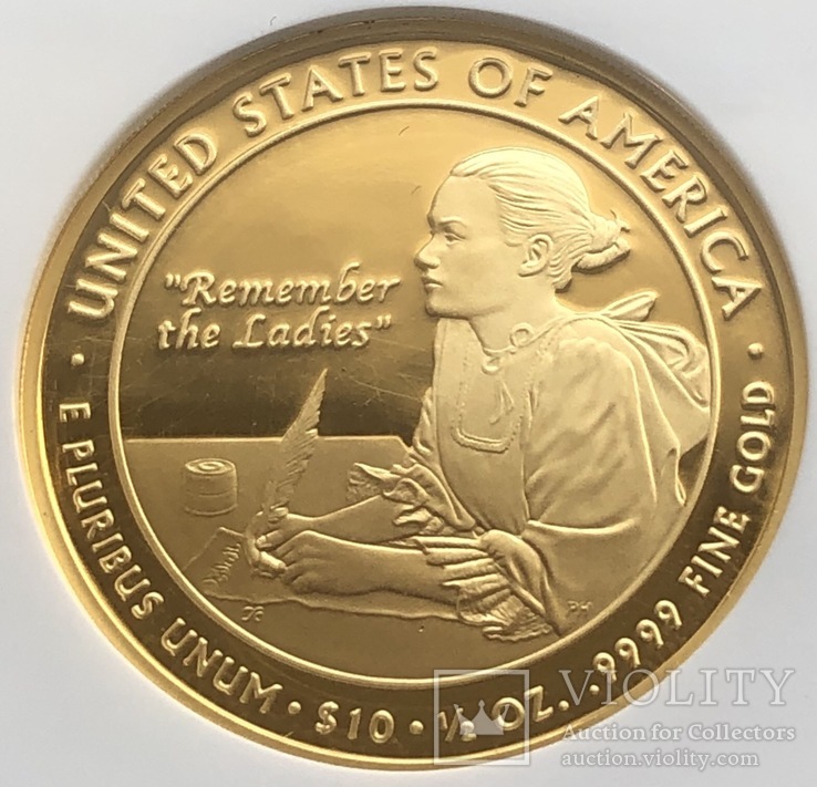 10$ 2007 год PR-70 США золото 15,55 грамм 999,9’, фото №5
