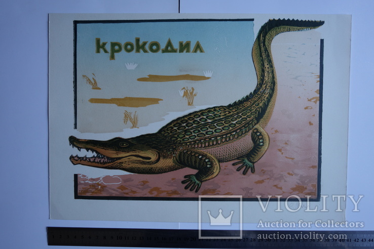 Крокодил Лінорит є підпис 1980і, фото №2