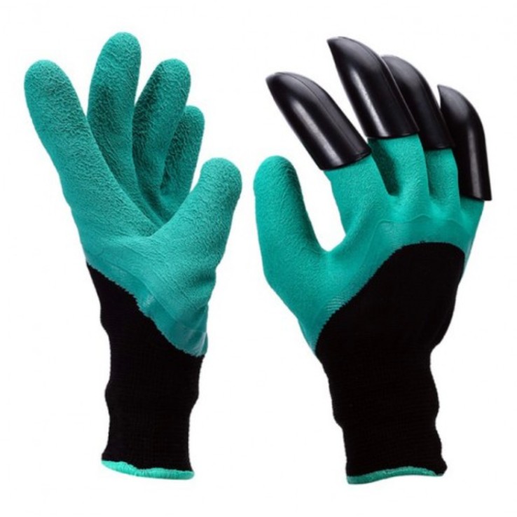 Зручні садові руковиці з кігтями Garden Genie Gloves, фото №2