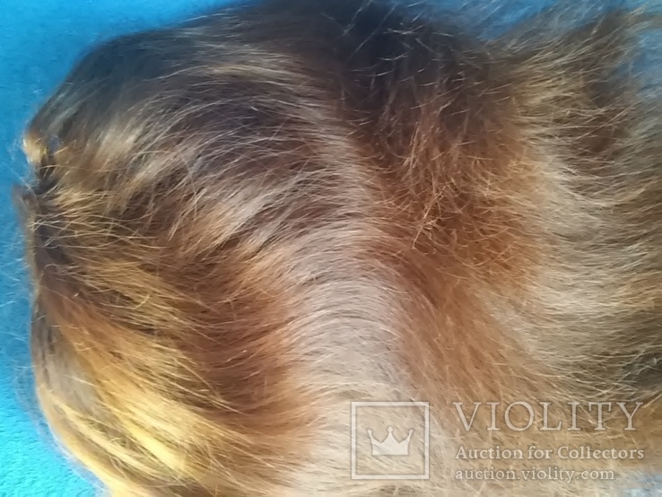 Шиньон из натуральных волос ручной работы  35 см., фото №6
