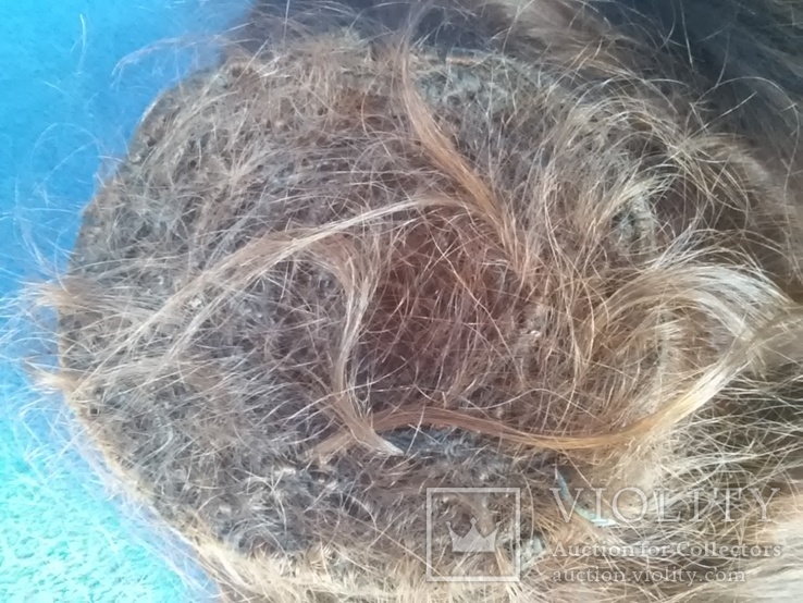 Шиньон из натуральных волос ручной работы  35 см., фото №10