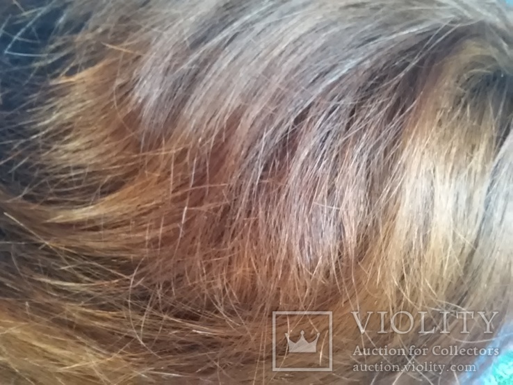 Шиньон из натуральных волос ручной работы  35 см., фото №13