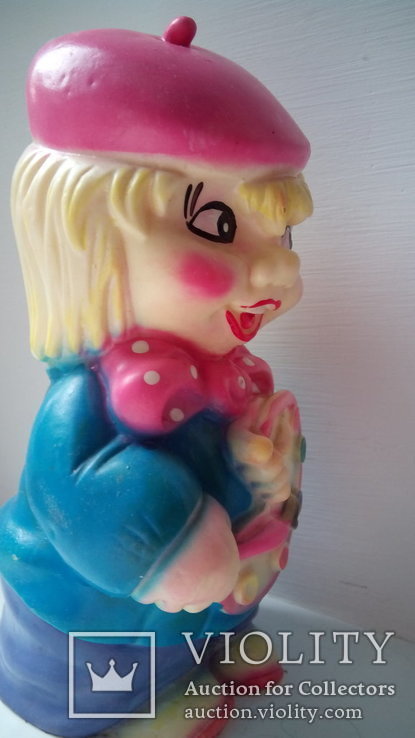 Лялька художниця іграшок 21см СРСР, фото №6