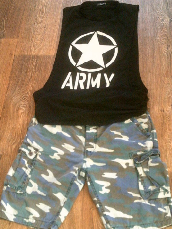 Army комплект (шорты +безрукавка футболка), numer zdjęcia 3